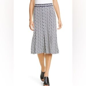 Tory Burch Logo Midi Skirt